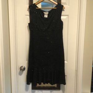 Black cocktail dress
